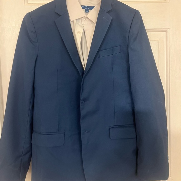 Perry Ellis Navy Blue Suit Set - Picture 13 of 16